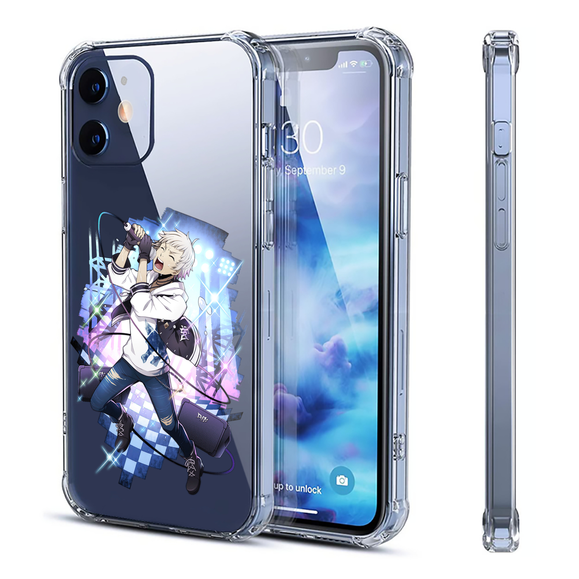 （画像用） 文豪ストレイドッグス Bungo Stray Dogs 【iPhone 12シリーズ対応】透明スマホケース（クリアソフトケース）
